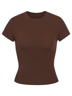 🤎 SKIMS Fits Everybody Short Sleeve T-Shirt | Cocoa | M | NWT ✨